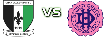 Cray Valley Paper Mills - Dulwich Spiel Prognosen und Statistiken