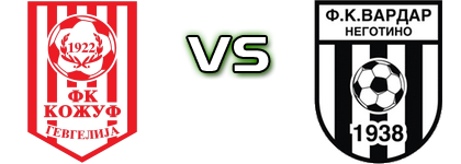 FK Kozuf - V. Negotino детайли и статистика