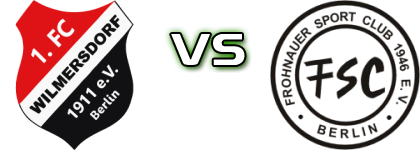 Wilmersdorf - Frohnauer SC head to head game preview and prediction