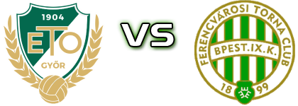 Győri ETO - Ferencváros head to head game preview and prediction