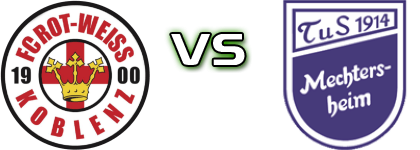 FC Rot-Weiss Koblenz - Mechtersheim head to head game preview and prediction FC Rot-Weiss Koblenz - Mechtersheim head to head game preview and prediction
