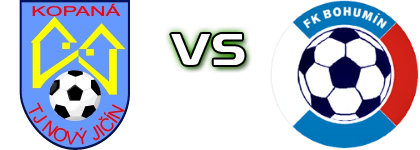 Nový Jičín - Bospor Bohumín head to head game preview and prediction
