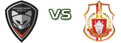 Nakhon Ratchasima - Lamphun Warrior head to head game preview and prediction