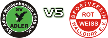 SV Adler Weidenhausen - SV Rot-Weiss Walldorf детайли и статистика SV Adler Weidenhausen - SV Rot-Weiss Walldorf детайли и статистика