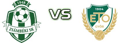 Zsámbék - ETO Akadémia Detalles y estadisticas