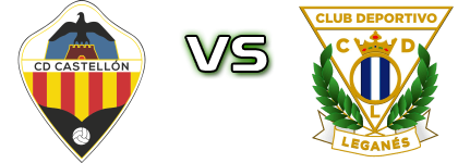 Castellón - Leganés Statistiche e dettagli partita