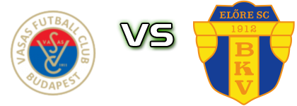 Vasas II - BKV Előre Statistiche e dettagli partita Vasas II - BKV Előre Statistiche e dettagli partita