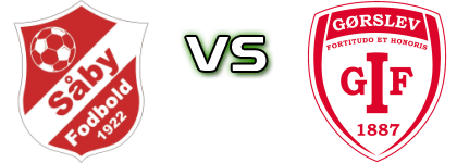 Saaby Fodbold - Gørslev IF Statistiche e dettagli partita