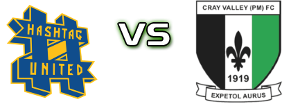 Hashtag  - Cray Valley Paper Mills detalji utakmice i statistika