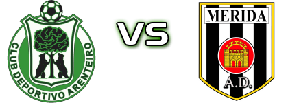 CD Arenteiro - Mérida детайли и статистика