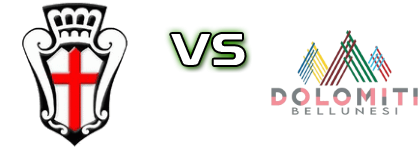 Pro Vercelli - Dolomiti Bellunesi Detalji meca I statistika.