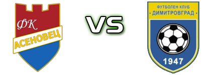 Asenovets - Dimitrovgrad детайли и статистика