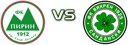 Pirin Gotse Delchev - Vihren Sandanski head to head game preview and prediction