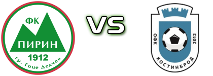 Pirin Gotse Delchev - Kostinbrod детайли и статистика