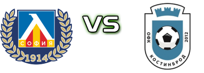 Levski II Sofia - Kostinbrod детайли и статистика Levski II Sofia - Kostinbrod детайли и статистика