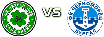 Vihren Sandanski - Chernomorets детайли и статистика