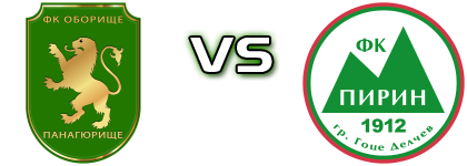 Oborishte - Pirin Gotse Delchev head to head game preview and prediction