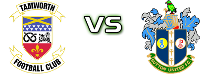 Tamworth - Sutton head to head game preview and prediction