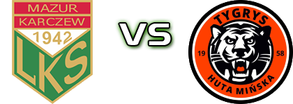 LKS Mazur Karczew - Tygrys Huta Mińska Spiel Prognosen und Statistiken