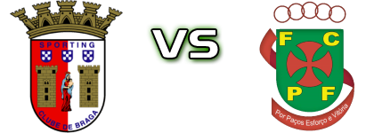 Braga - Paços de Ferreira Spiel Prognosen und Statistiken