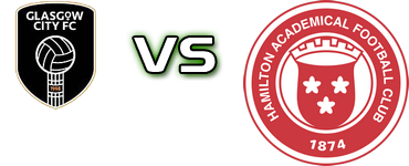Glasgow City LFC - Hamilton Academical WFC Estatísticas e detalhes do jogo