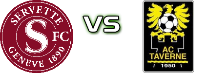 Servette FC M-21 - Taverne Statistiche e dettagli partita