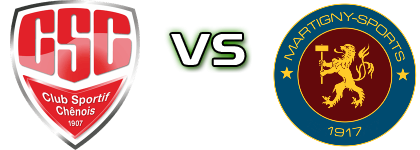 Chenois - Martigny-Sports Statistiche e dettagli partita