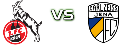 Köln - FC Carl Zeiss Jena детайли и статистика