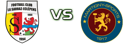 La Sarraz-Eclepens - Martigny-Sports детайли и статистика La Sarraz-Eclepens - Martigny-Sports детайли и статистика