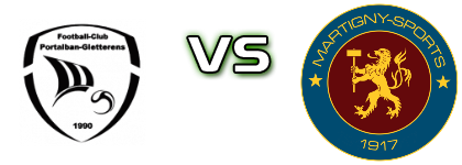 Portalban/Gletterens - Martigny-Sports Statistiche e dettagli partita