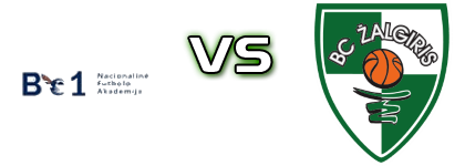 BE1 Nfa - FK Kauno Zalgiris B Detalles y estadisticas BE1 Nfa - FK Kauno Zalgiris B Detalles y estadisticas