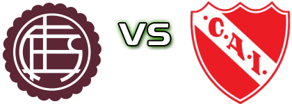 Lanús - Independiente Statistiche e dettagli partita