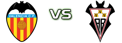 Valencia - Albacete детайли и статистика Valencia - Albacete детайли и статистика