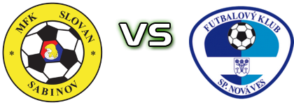MFK Slovan Sabinov - Spišská Nová Ves Statistiche e dettagli partita