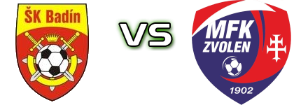 ŠK Badín - Zvolen head to head game preview and prediction ŠK Badín - Zvolen head to head game preview and prediction