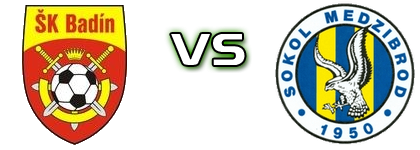 ŠK Badín - Medzibrod Statistiche e dettagli partita