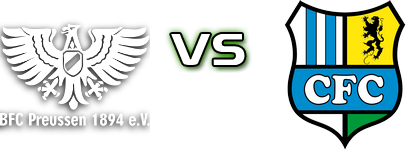Preussen Berlin - Chemnitzer Statistiche e dettagli partita