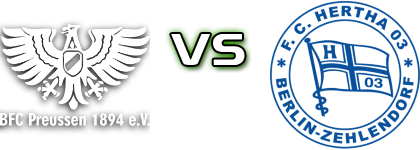 Preussen Berlin - Hertha 03 Spiel Prognosen und Statistiken