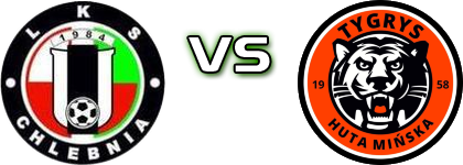 Chlebnia - Tygrys Huta Mińska Statistiche e dettagli partita