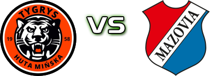 Tygrys Huta Mińska - MKS Mazovia Mińsk Mazowiecki Spiel Prognosen und Statistiken Tygrys Huta Mińska - MKS Mazovia Mińsk Mazowiecki Spiel Prognosen und Statistiken