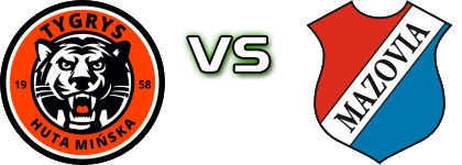 Tygrys Huta Mińska - Mazovia II Mińsk Mazowiecki детайли и статистика
