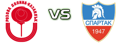 Rozova Dolina - Spartak Plovdiv детайли и статистика Rozova Dolina - Spartak Plovdiv детайли и статистика