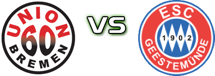 U. 60 Bremen - ESC Geestemünde head to head game preview and prediction