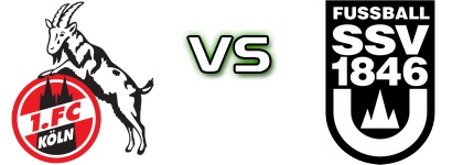 Köln - SSV Ulm 1846 Detalles y estadisticas