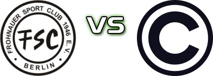 Frohnauer SC - Charlottenburg Estatísticas e detalhes do jogo