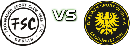 Frohnauer SC - Berliner Spiel Prognosen und Statistiken