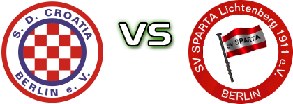 Croatia Berlin - Sparta Lichtenberg Spiel Prognosen und Statistiken