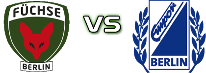 Füchse Berlin Reinickendorf - SV Empor Berlin детайли и статистика