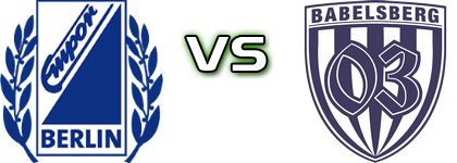 SV Empor Berlin - SV Babelsberg 03 Statistiche e dettagli partita SV Empor Berlin - SV Babelsberg 03 Statistiche e dettagli partita