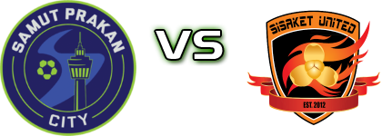 Samut Prakan City - Sisaket United FC head to head game preview and prediction